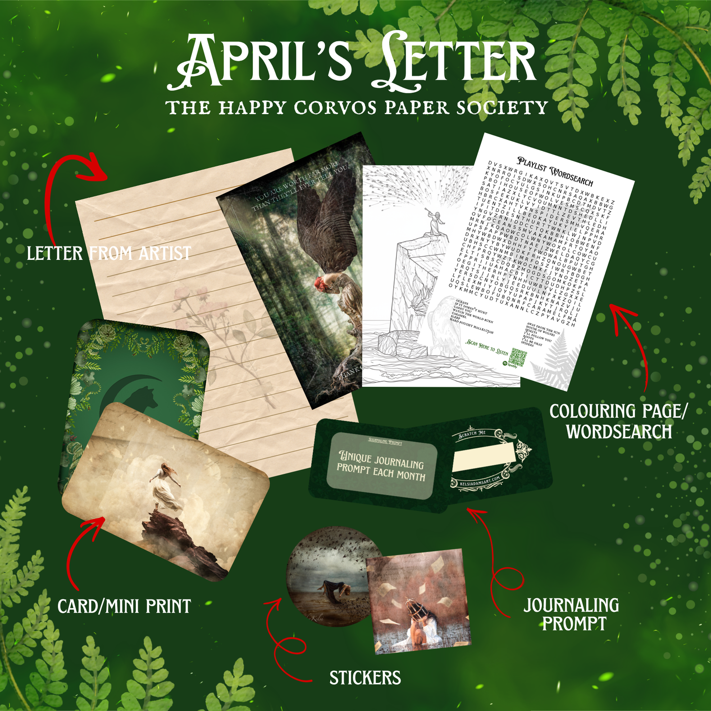 April's Dispatch- The Happy Corvos Paper Society